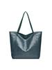 European and American retro bags women's new large-capacity crocodile pattern tote bag texture casual versatile commuter shoulder bag