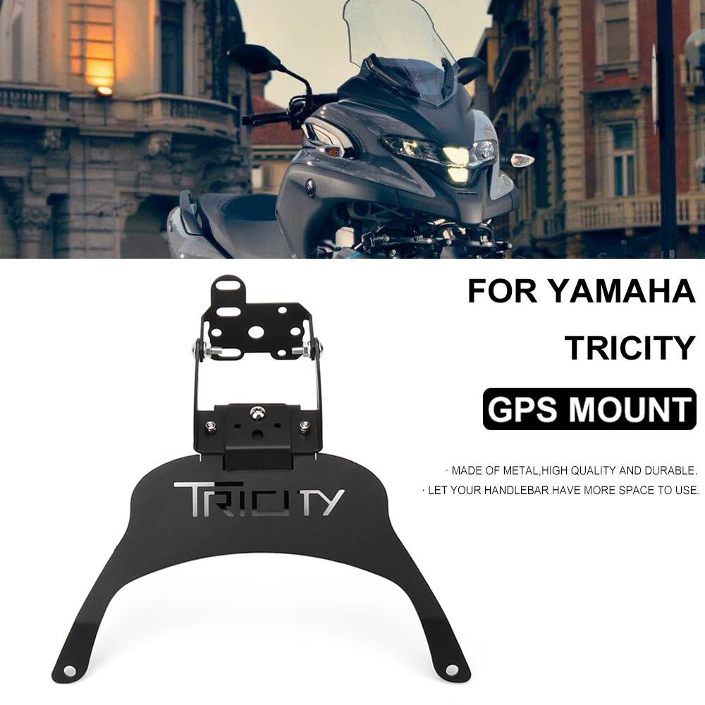 Metal Bracket Mount Smartphone GPS Holder Black New Accessories Motorcycle For Yamaha Tricity
