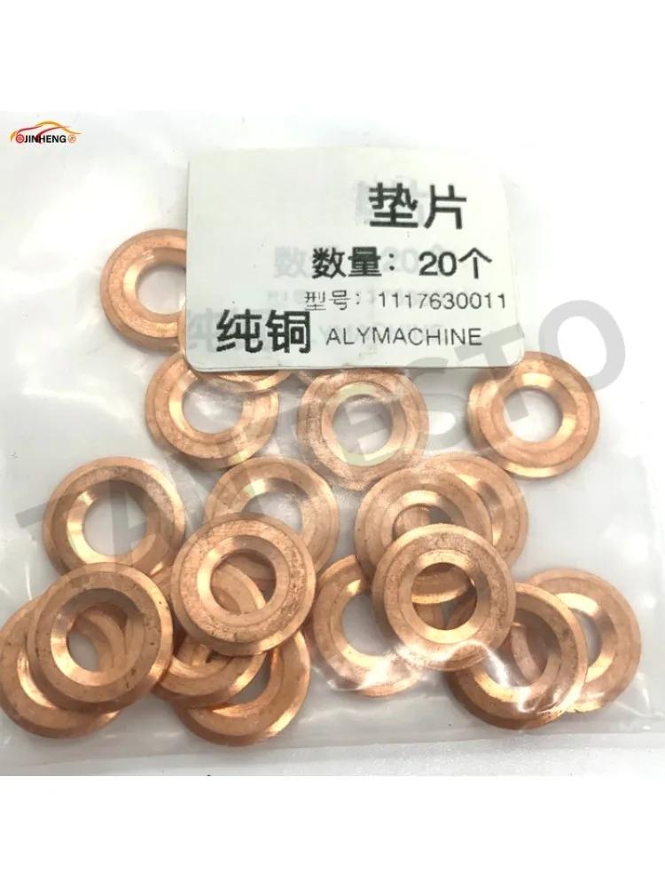 20PCS CRIN Injector Copper Washer Gasket 11176-0L0115 Repair Kits for DENSO