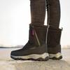 Men's Winter Fleece-Lined Thickened Insulated Snow Boots Slip-Resistant Waterproof Oversized Short Boots