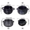 Mystical Halloween Cauldron Measuring Cups Witches Themed Baking Essential For Potion Recipes Party Supplies And Festival Crafts