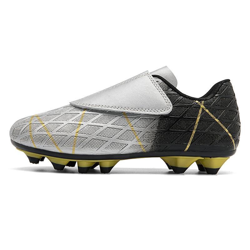 

Children Soccer Shoes Society Professional Kids Match Football Boots Non Slip TF/FG Boy Outdoor Training Sport Football Shoes 28