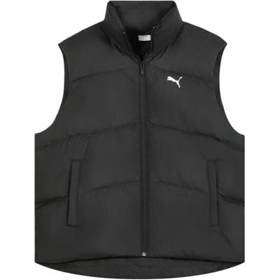 RELAXED Down Vests Unisex Black Stand Collar Moderate Other 692781-01