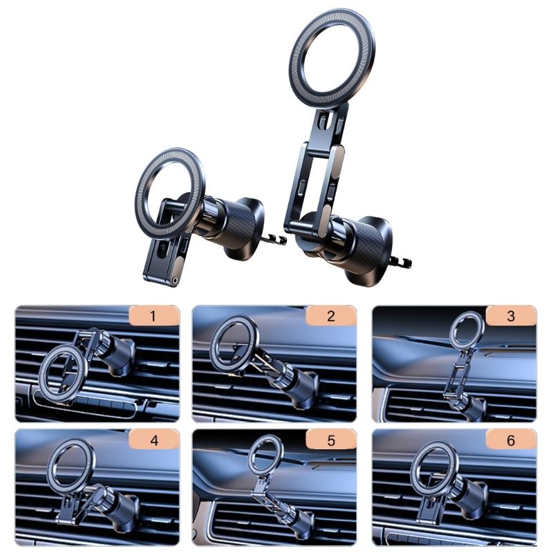 Magnetic Phone Holder for Car, Powerful Magnets Suction Car Phone Holder Mount Air Vent Cellphone Holder Phone Stand