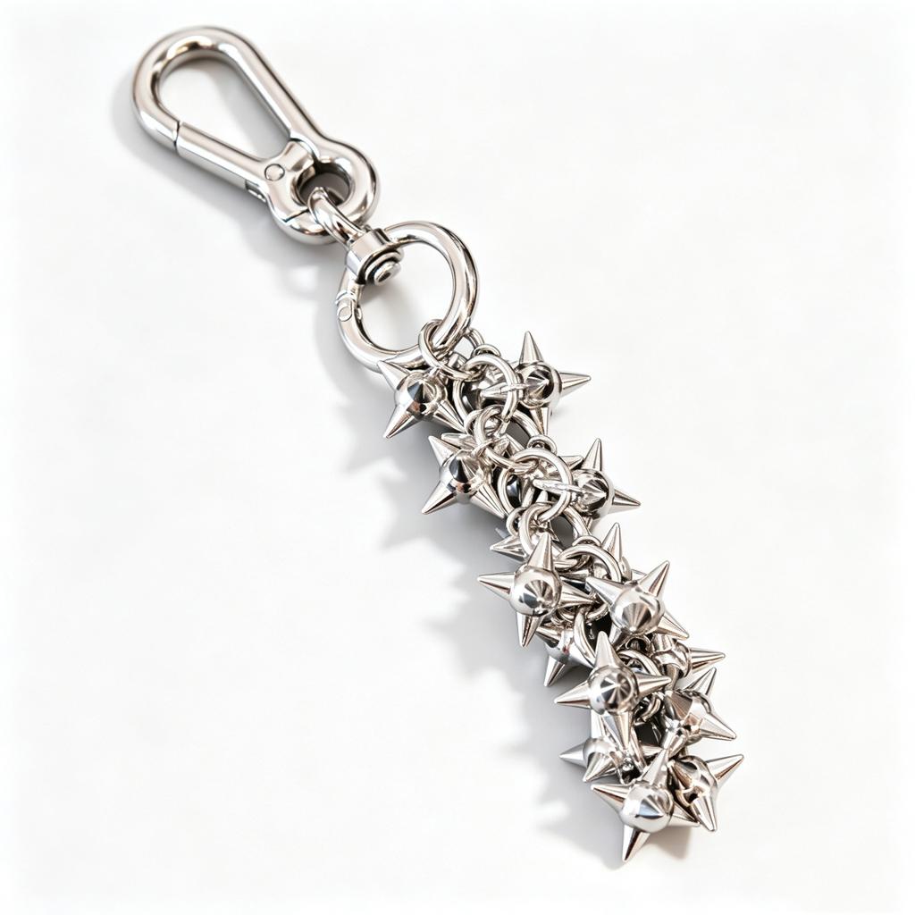 Meteor Hammer Keychain Pendant, Dark Punk Bag Pendant, Accessory Bag Hanging.