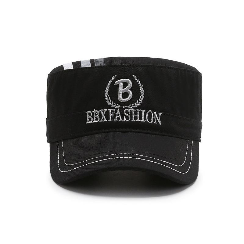 Autumn Hat Personality Spring and Autumn Flat Top Hat Alphabet Baseball Cap Outdoor Street Embroidery Cap
