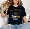 Retro Funny Spooky Biscuits Club Cat Lovers Pastry Halloween Unisex T-Shirt