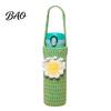 Durable Water Bottle Cover Hand Crocheted Cup Cover, Portable Elastic Wool Knit Sleeve, Breathable Small Fruit Pattern Sleeve Anti-Slip Protective