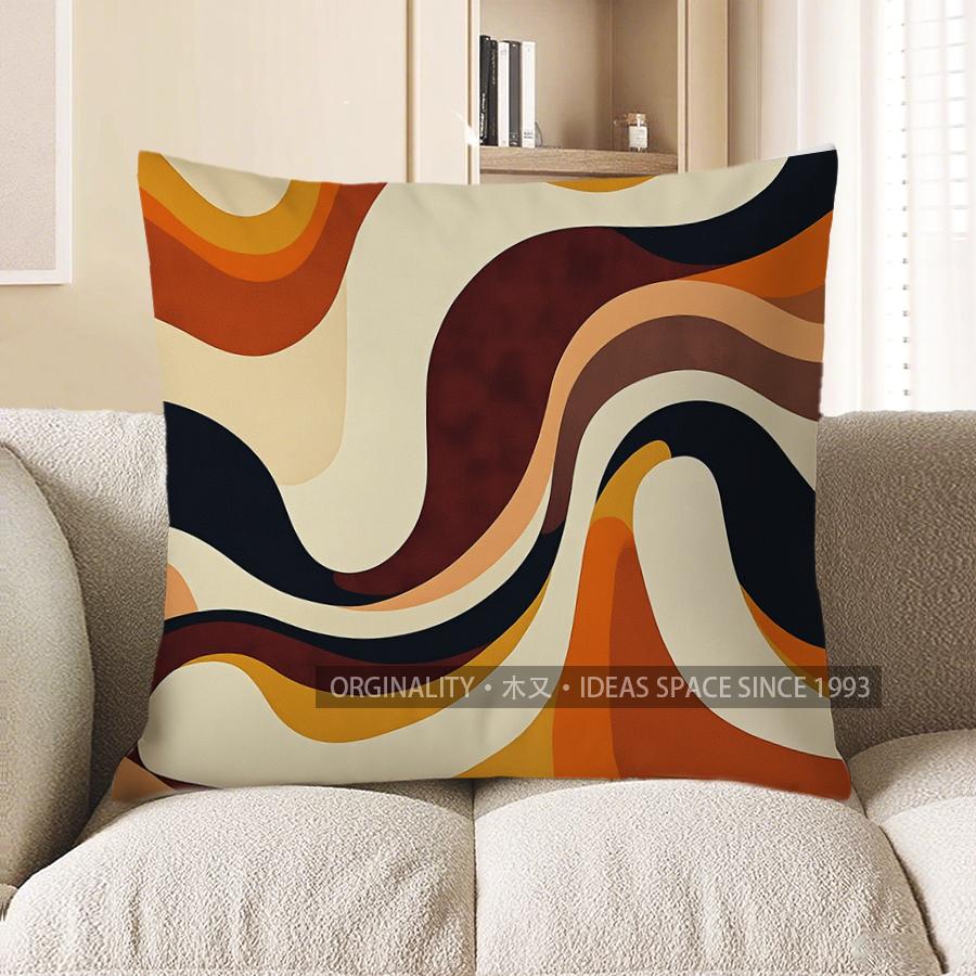 Home Decor Modern Geometric Pattern Decorative Pillow Cover Pattern Cushion Cover Suitable For Sofa Bedroom Car Pillow Cover