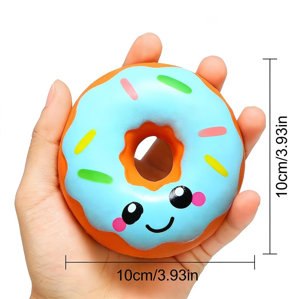 Kawaii Donut Squishy Toy Soft Scented Slow Rising Stress Relief Squeeze Toy for Kids and Adults