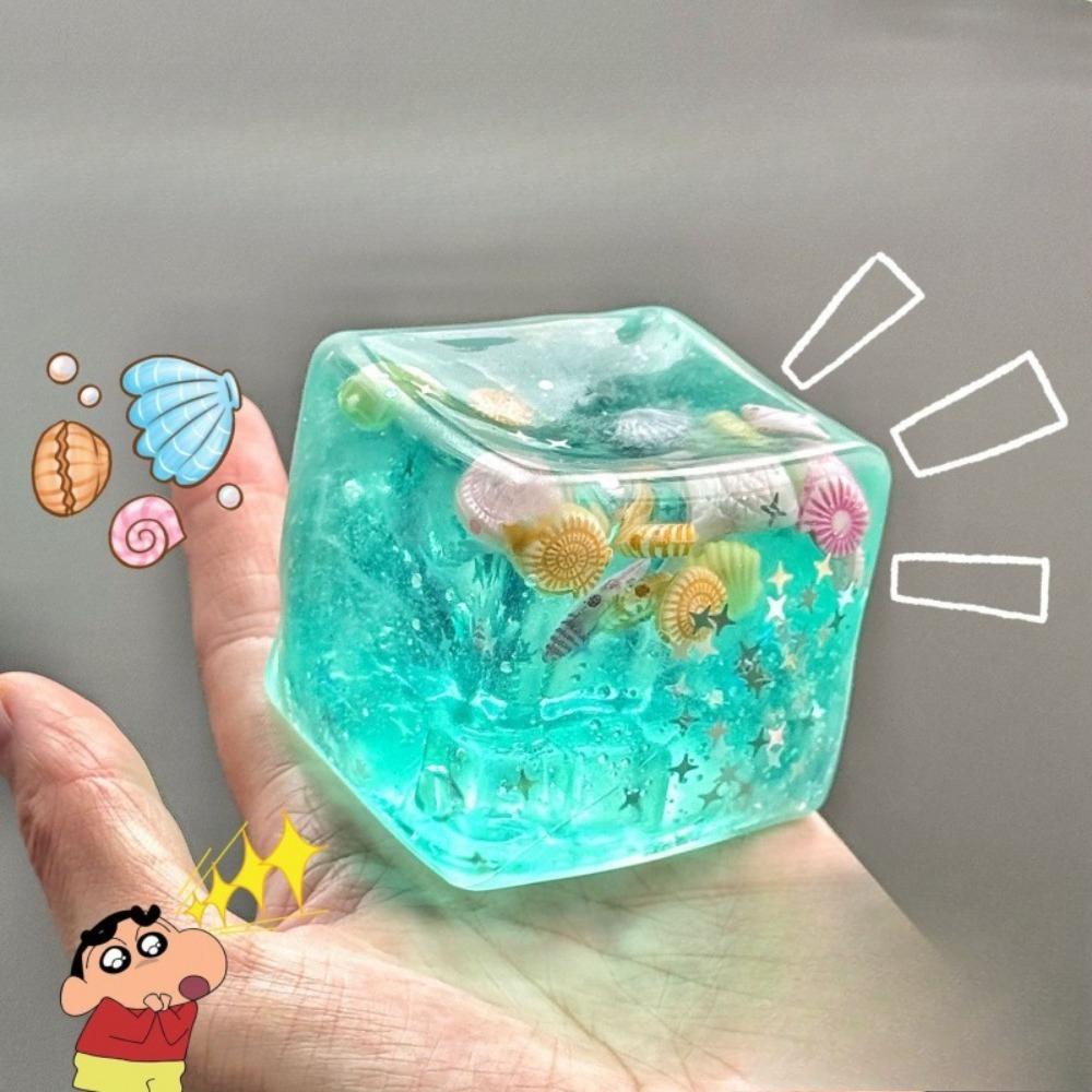 Formbares Grüner Apfel Malz Squishy Spielzeug mit langsamer Rückfederung Zum Hände Kneten, um Ärger und täglichen Stress abzubauen