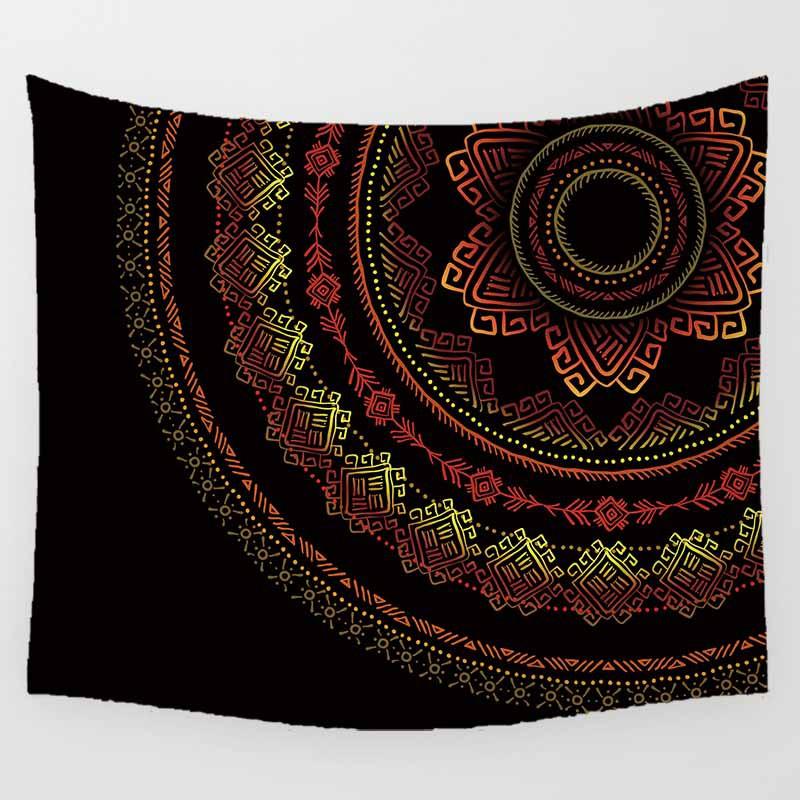 

Fashion Hot Sale Mandala Tapestry Large HD Printing Wall Hanging Home Decor 90x75cm