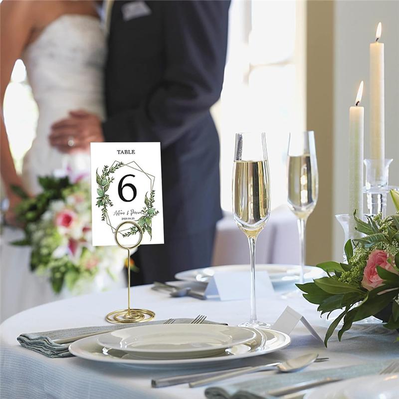 Good-Table Number Stand Restaurant Sign Stand, Family Photo Display Stand Suitable For Weddings, Graduation Ceremonies,