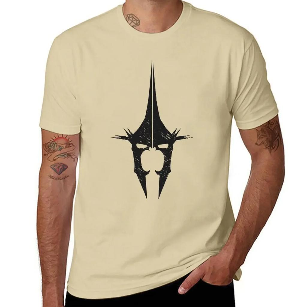 The Witch King Black Print T-Shirt tops anime clothes vintage funny t shirts for men