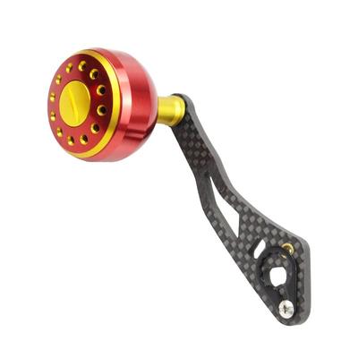 VISPREA Reel Parts Baitcasting Reel Drum Reel Handle Aluminum Alloy 109mm Handle Knob Shimano Daiwa Abu Garcia Custom Parts Replacement YU239 Handle