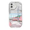 Train landscape illustration for iPhone15promax mobile phone case Apple 14 wave 12/13 soft case 11