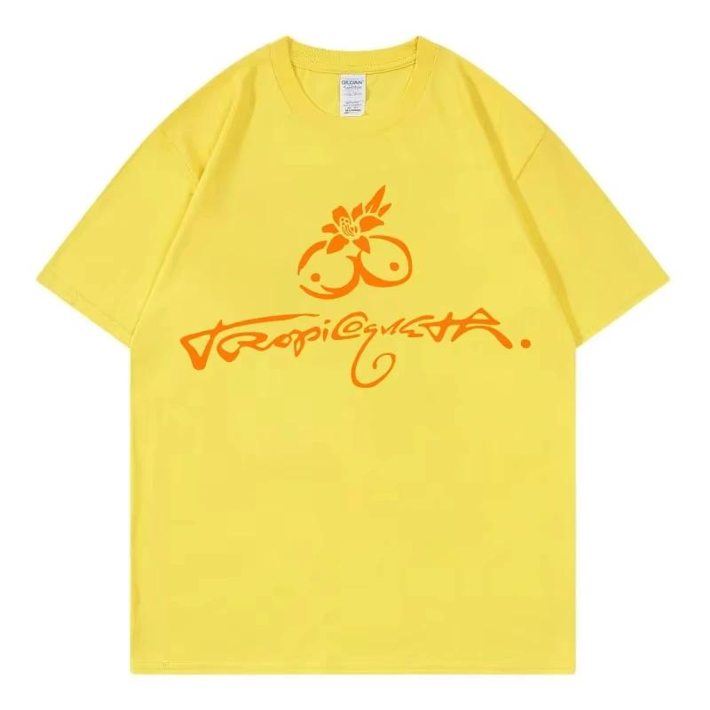 Karol G Tropicoqueta 2025 New Album Logo Graphic T Shirts Harajuku Pop Music Short Sleeve T-shirt Men Women Y2k Fashion T-shirts