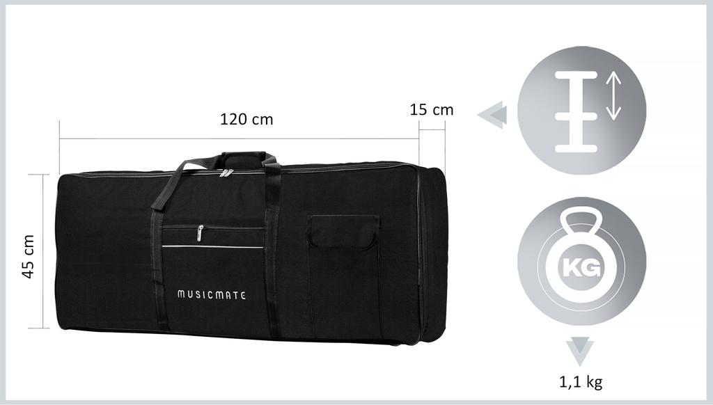 76 MusicMate MM-B76 BeatBag Keyboard Case