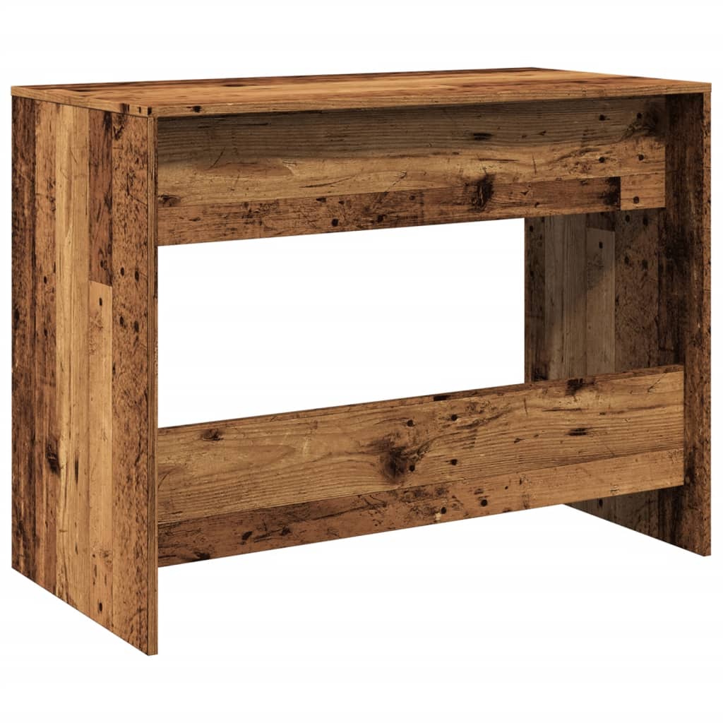 Vintage Wood Effect Desk 101 x 50 x 76.5 cm Engineered Wood