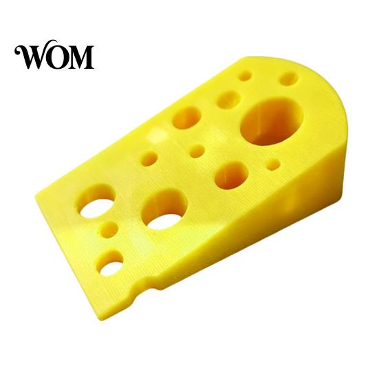 Möbelschutz Türstopper 3D-gedruckter Käse Türstopper, Rutschfester Türstopper, Stabile Basis Keilstopper Keil, Schützt Wände Möbel,
