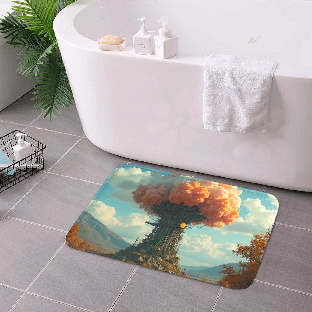 1 Stück POP Art Küchenteppich Rutschfeste Fußmatte Pop-Design Badezimmerteppich Badematte Teppich für Zuhause Spüle Wäsche Dekor