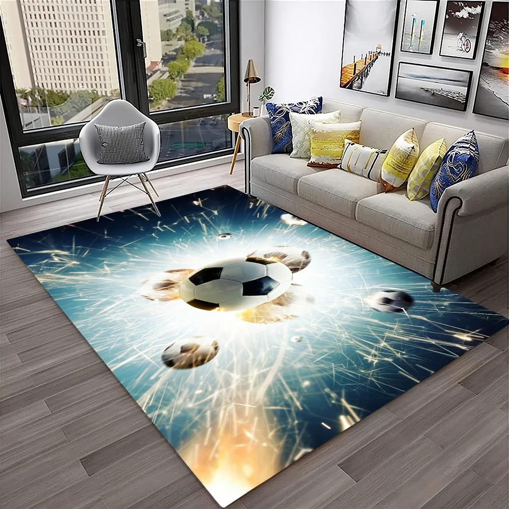 Dywanik dywan na boisko do piłki nożnej do domu salon sypialnia pokój zabaw sofa wycieraczka dekoracja, dywanik do strefy gier dla dzieci mata podłogowa antypoślizgowa