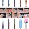10pcs Nail Polishing Bits Set  Ceramic & Tungsten Nail Grinding Head Sand Cuticle Pusher Nail Drill Bit Manicure Tools Salon Use