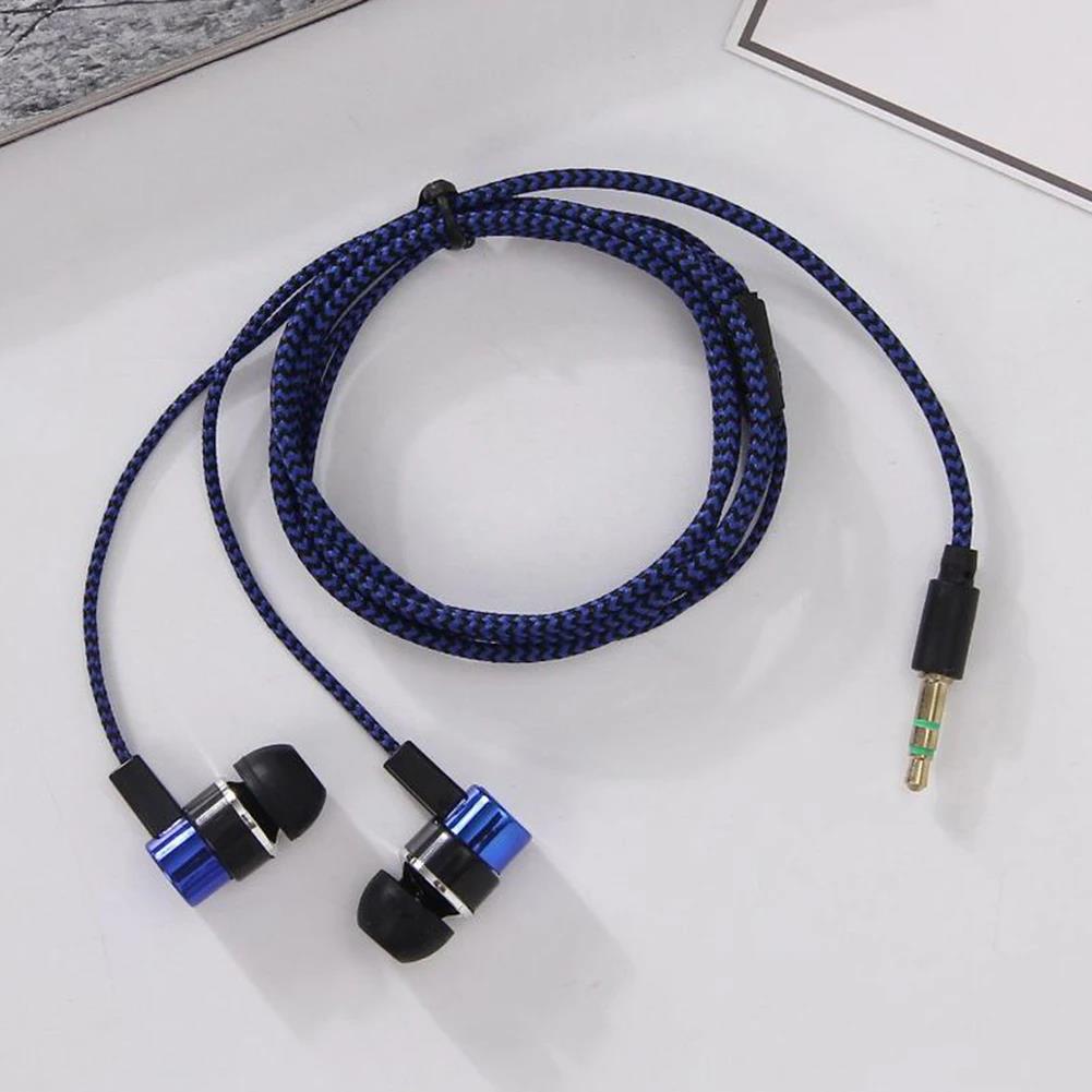3.5mm Wired Headphones 2 Basic In-Ear Stereo Earbuds Mobile Earphones Superb Bass Stereo Effect Headset