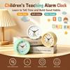 Non-ticking Bedside Clock Silent Wake-up Clock Cartoon Desk Clock Children Students