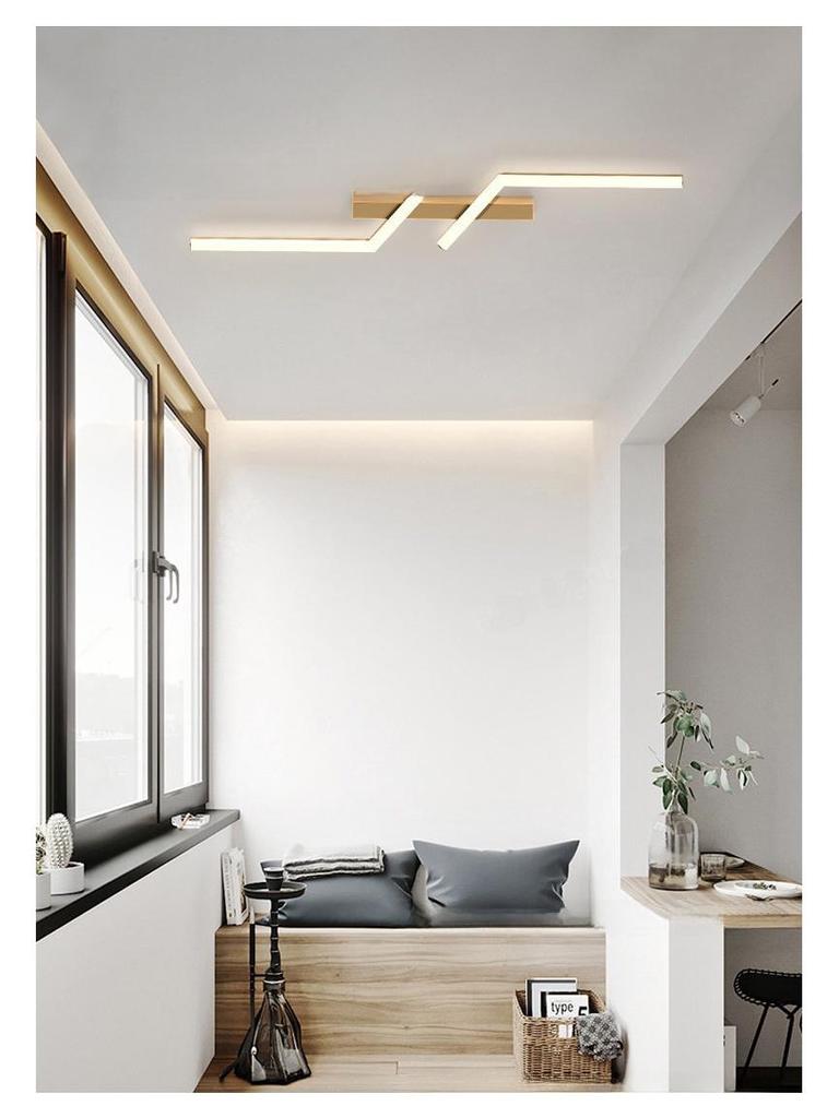 Modern Linear Ceiling Light for Hallways and Cloakrooms