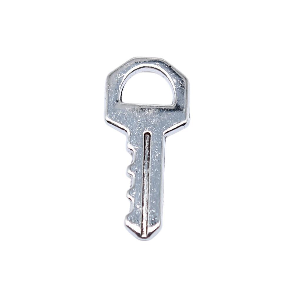 Simple Skeleton Key Charms Multi Color Alloy Pendants For Vintage Themed Jewelry