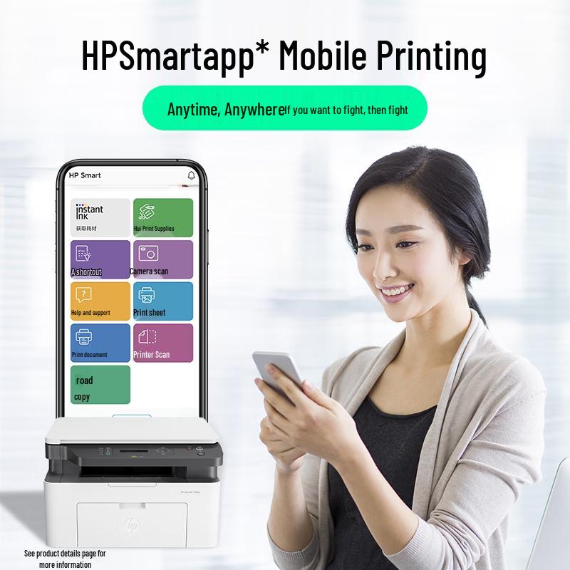 HP LaserJet MFP 1188nw Wireless Printer CN plug (adapter included)