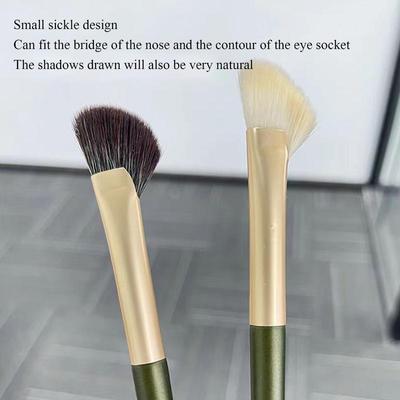 Nose Contour Brush Contour Brush Half-Fan Shaped Soft Bristles Under Eye Blush Angled Brush Makeup Highlighter Brush Makeup Tool