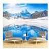 Beautiful Snow Mountain Scenery Mural Living Room Tv Sofa Study Room Background Wallpaper Wall Mural