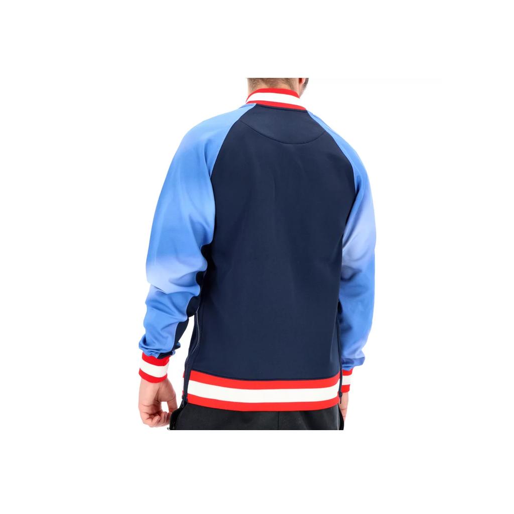 Nike NBA Brooklyn Nets Showtime Mixtape Edition Bunda Dri-FIT Námořnická modrá/Červená/Bílá Pánské Streetwear DB2437-419