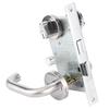 Stainless Steel Aisle Handle Lock Door Lock Kit for Fire Emergency Exit Corridor