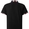 2025 Herren Neues Brusttasche Fake Farbblock Knopf Lässiges T-Shirt POLO-Shirt