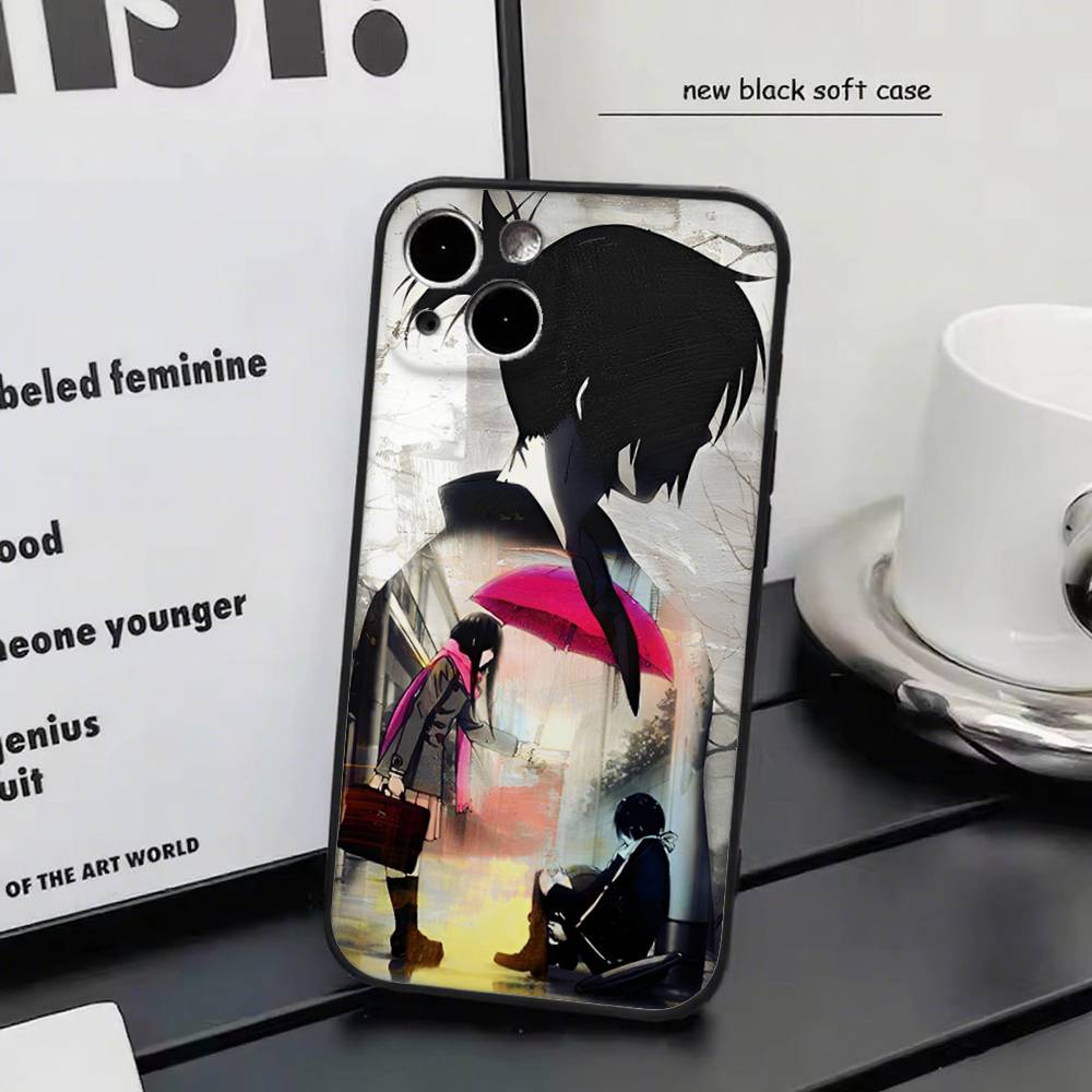 Noragami For iPhone 17 Air 16 15 14 13 12 11 Pro Black Soft Cover Phone Case