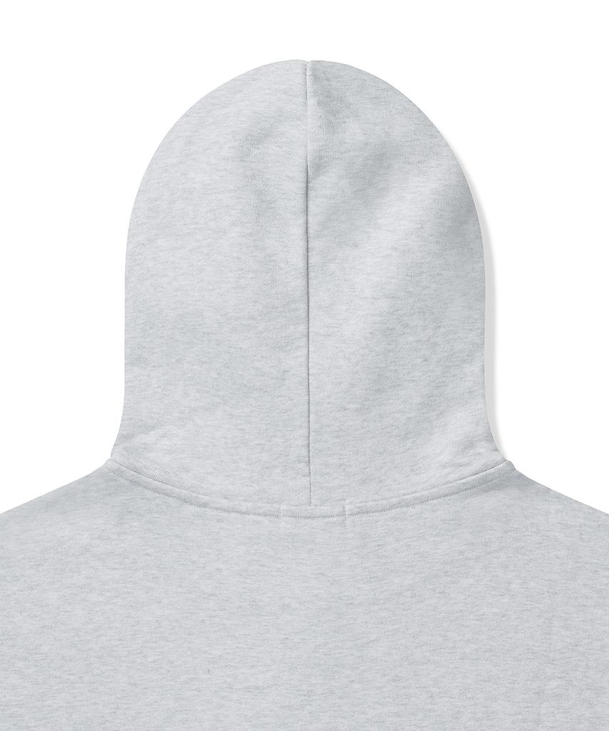 Musinsa Standard Hooded Sweat Zip-Up [Melange Light Gray]