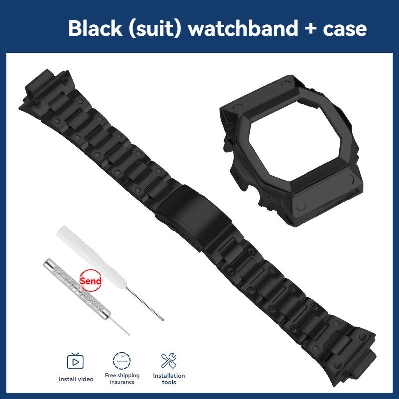 

GX-56 Металевий корпус Ремінець для Casio G-SHOCK Giant G Великий Квадрат GX-56BB GXW-56 Чоловічий Безель Браслет Срібний Золотий Чорний Мод-Кіт Інструменти For GXW-56