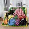 Barbapapa Cartoon Blankets Picnic blanket blankets for beds Flange Warm blanket Home travel blankets bed linings birthday gift