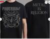 Unisex Shirt Cotton Oversize Large Size Powerwolf Crest Metal Is Religion Two Sides