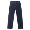 Women's High-Waist Retro Blue Slimming Cigarette Jeans - 2025 Spring & Autumn Collection