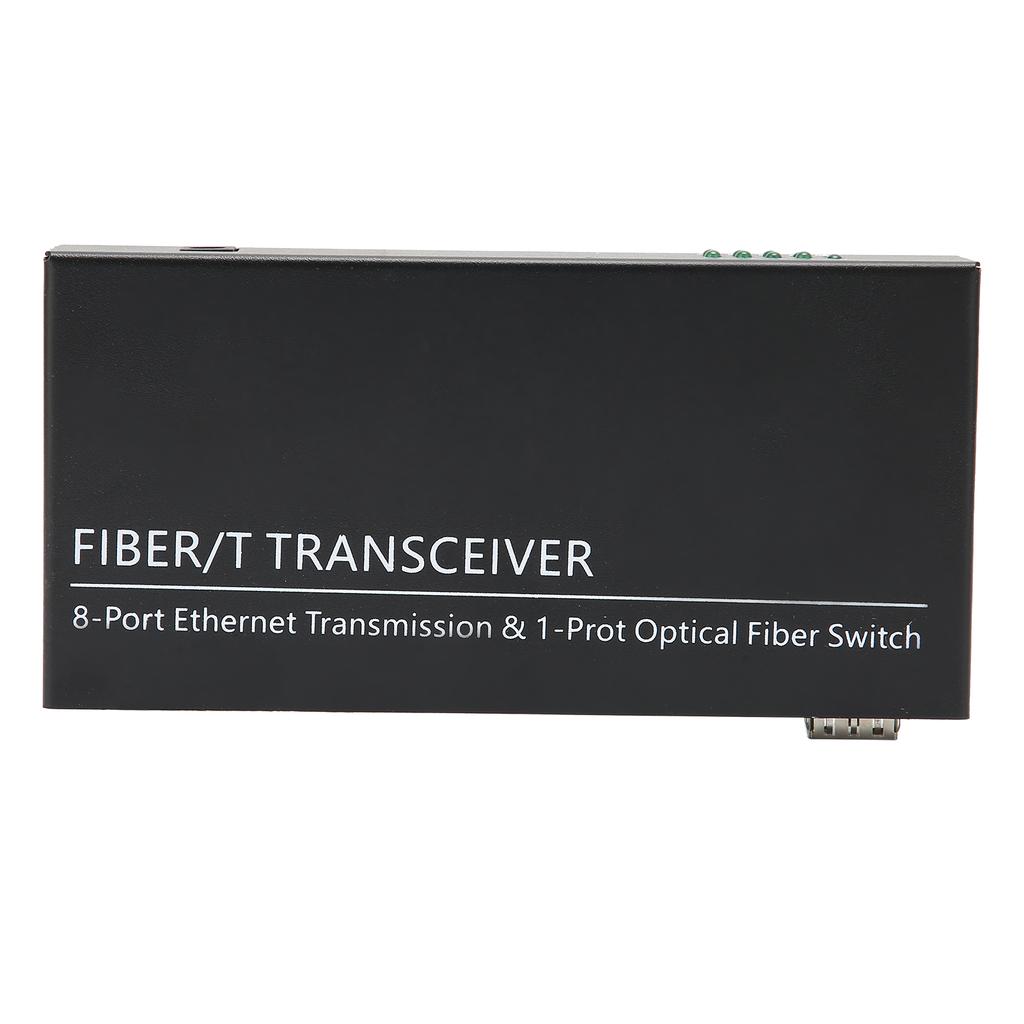 Gigabit Switch 1 Fiber 8 Port Ethernet Single Mode Dual Fiber Adaptive Gigabit Converter for Signal Conversion
