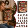2026 Winter Outdoor Advent Countdown Calendar with 2D Box Pendant