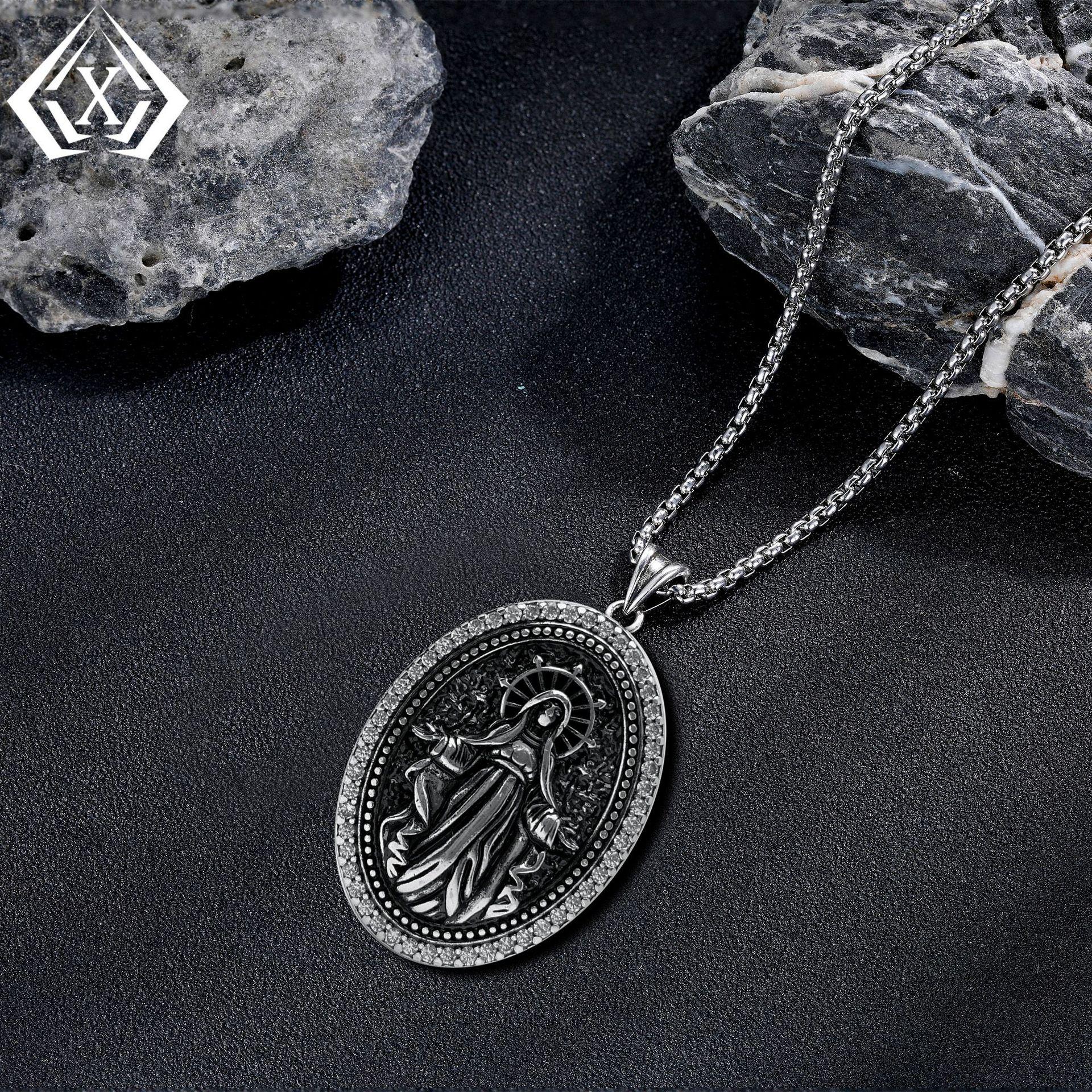 Кулон TK Curiosity: Панк Готика Темный Стиль Тяжелая Промышленность Ожерелье Standard Size