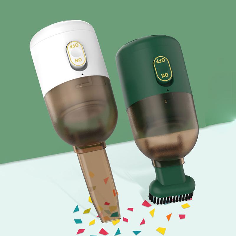 Mini Cordless Vacuum Cleaner Portable Removal Desktop Powerful Clean Usb Charging Desk Dust Cleaning For Office Laptop Keyboard