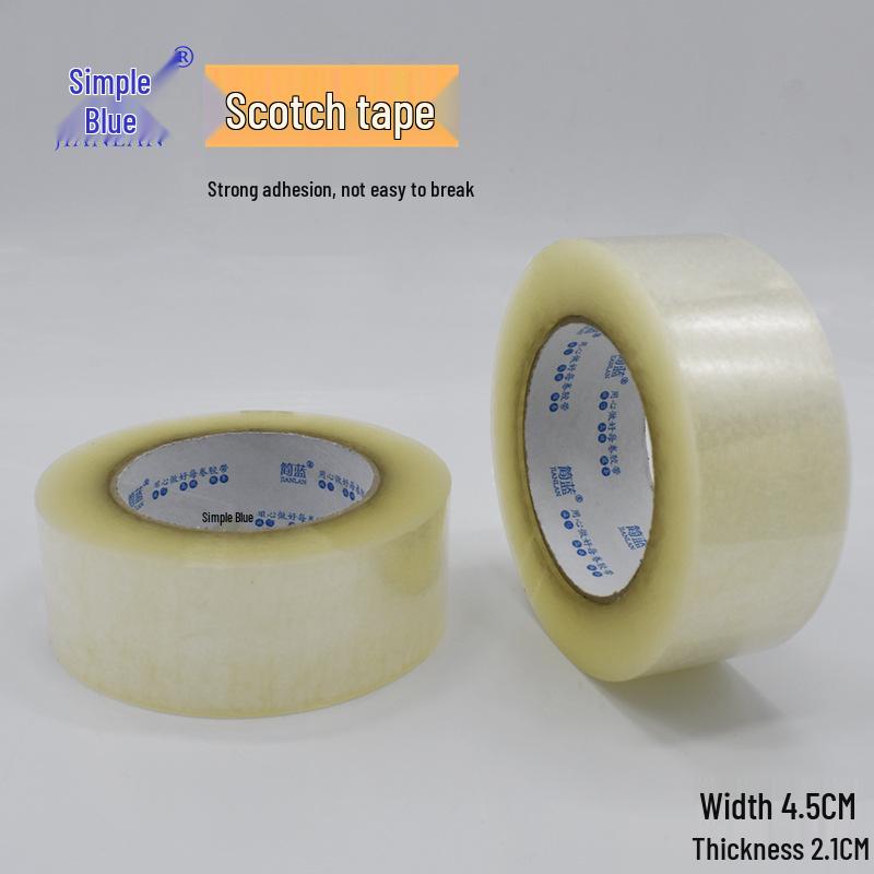 

Clear Large Packaging and Sealing Tape for Express Shipping Width 4.5cm x Length 130m [1 roll]