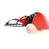For BMW 5 Series E60 E61 2004 - 2010 Soft Carbon Fiber Car Auto Interior Steering Wheel Panel Switch Button Frame Cover Trim