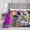 Sänger Freddie Mercurys Plüschdecke Junge Mädchen Flanell Überwurfdecke für Sofa Bett Weich Warm Design Qualität Tagesdecke Geschenkidee
